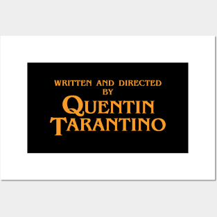 Written and directed by Quentin Tarantino Posters and Art